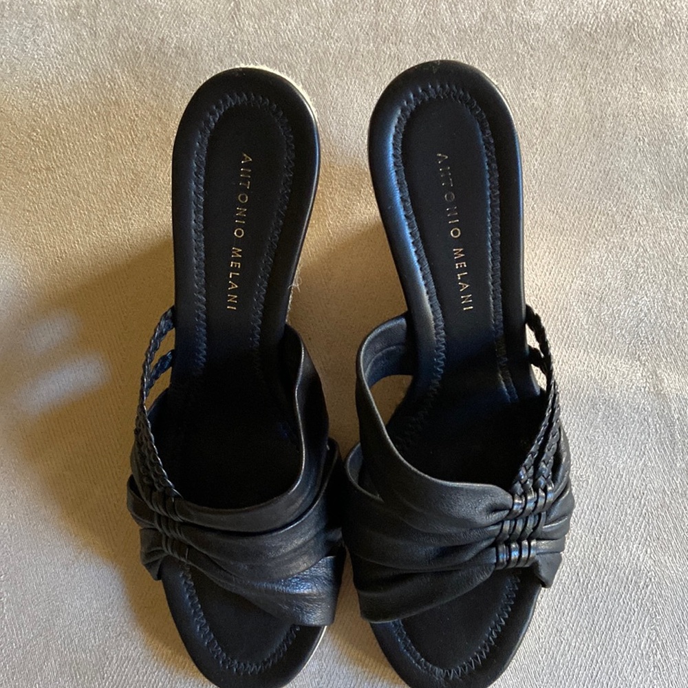 Antonio Melani black w espadrilles